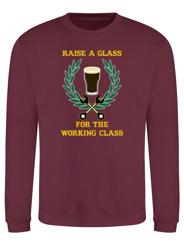 Raise a glass crew neck